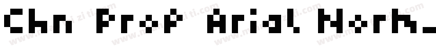 Chn Prop Arial Norm字体转换